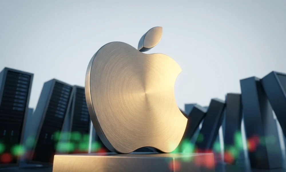 Apple stock 52-week high AI spending rotation rally