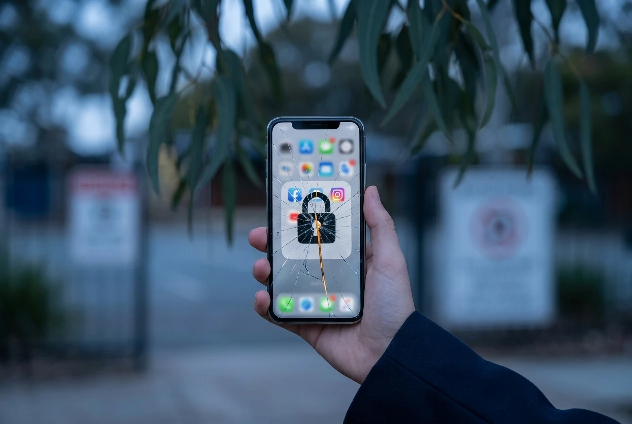 Australia teen social media ban age verification failure study