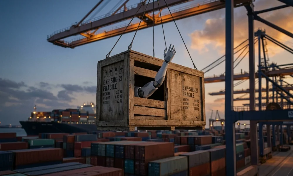 China AI Related Exports and Robot Shipments Reach Record High