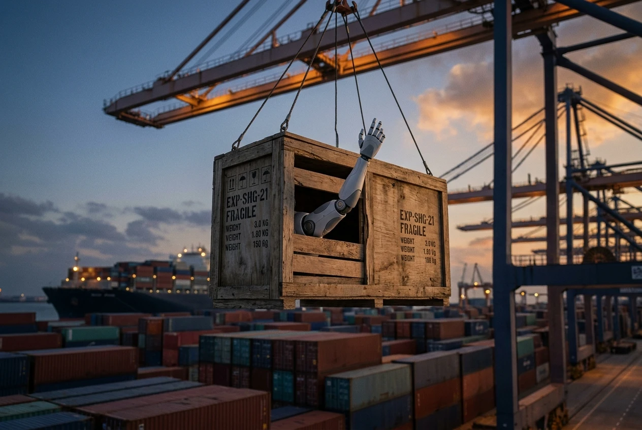 China AI Related Exports and Robot Shipments Reach Record High