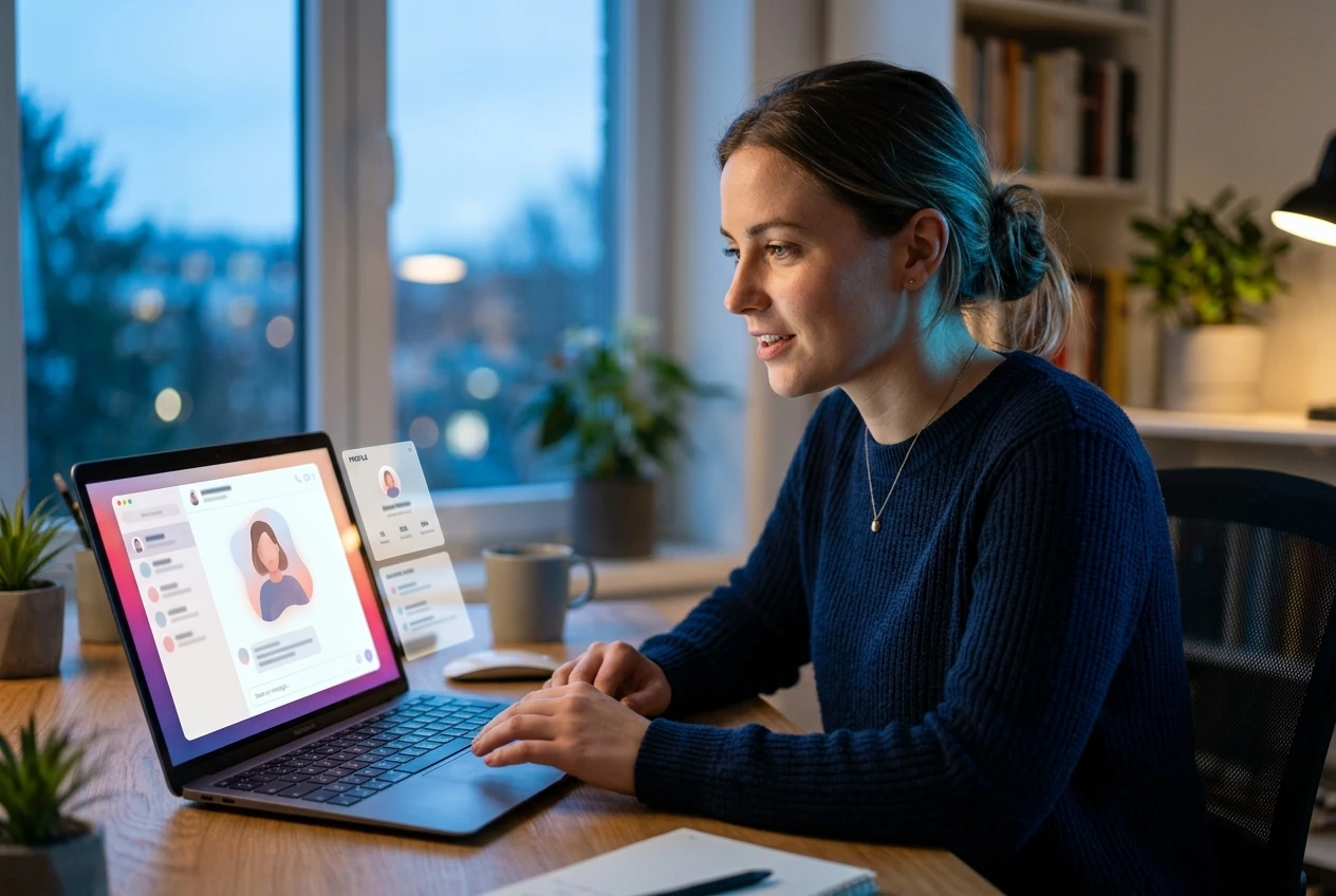 conversational AI digital identity platform for personal profiles