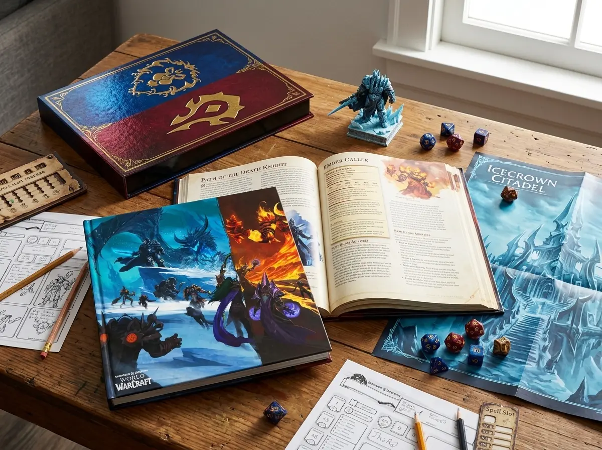 D&D World of Warcraft Universes Beyond sourcebook preorder