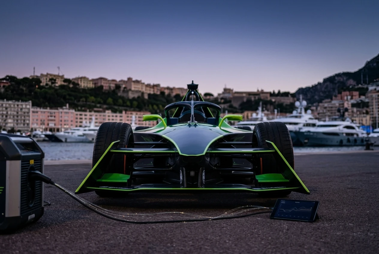 Eros Innovation Envision Racing Formula E sovereign AI partnership Monaco