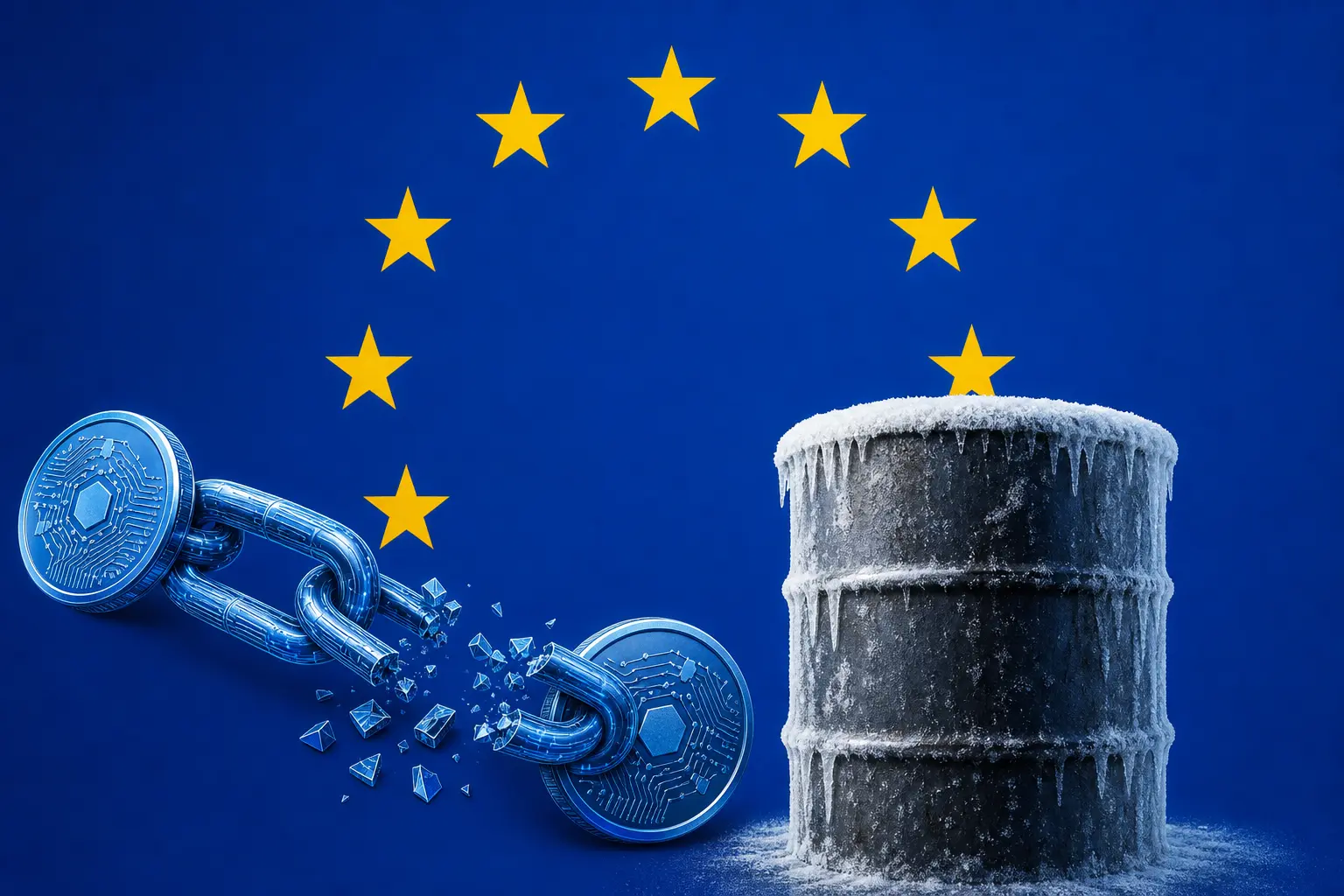 EU 21st sanctions package crypto oil price cap Russia