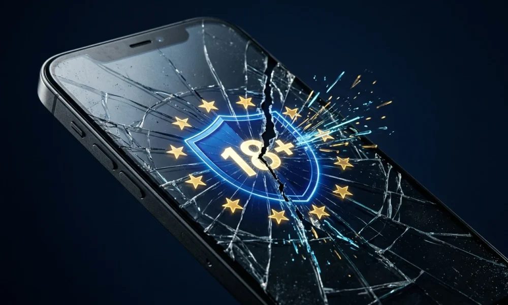 EU social media age restrictions minors verification app security flaw