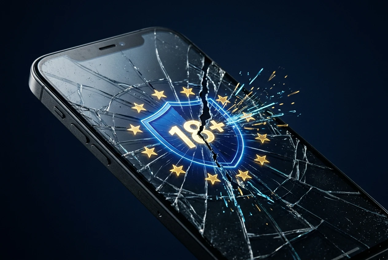 EU social media age restrictions minors verification app security flaw