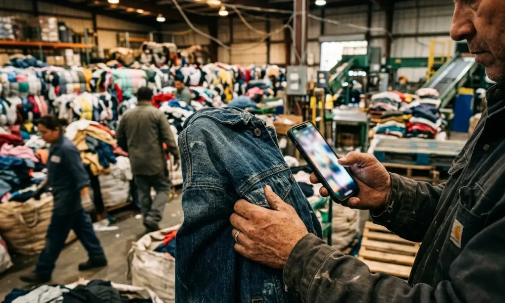 Fleek AI infrastructure for secondhand fashion supply chain