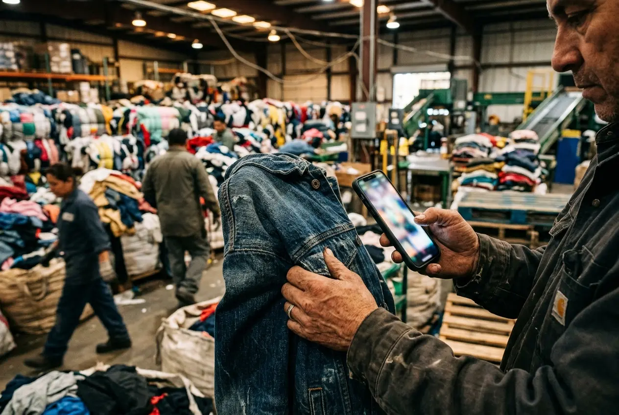 Fleek AI infrastructure for secondhand fashion supply chain