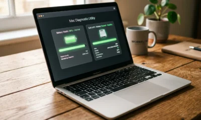 free Mac diagnostic app Techtool Lite running on a MacBook