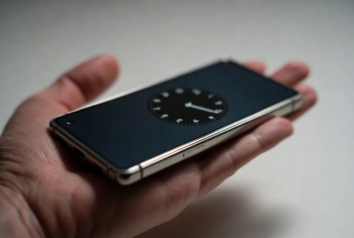 Galaxy Z Fold 8 slim folded smartphone in hand
