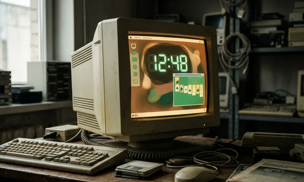 GentleOS retro operating system running on vintage 386 8086 computers