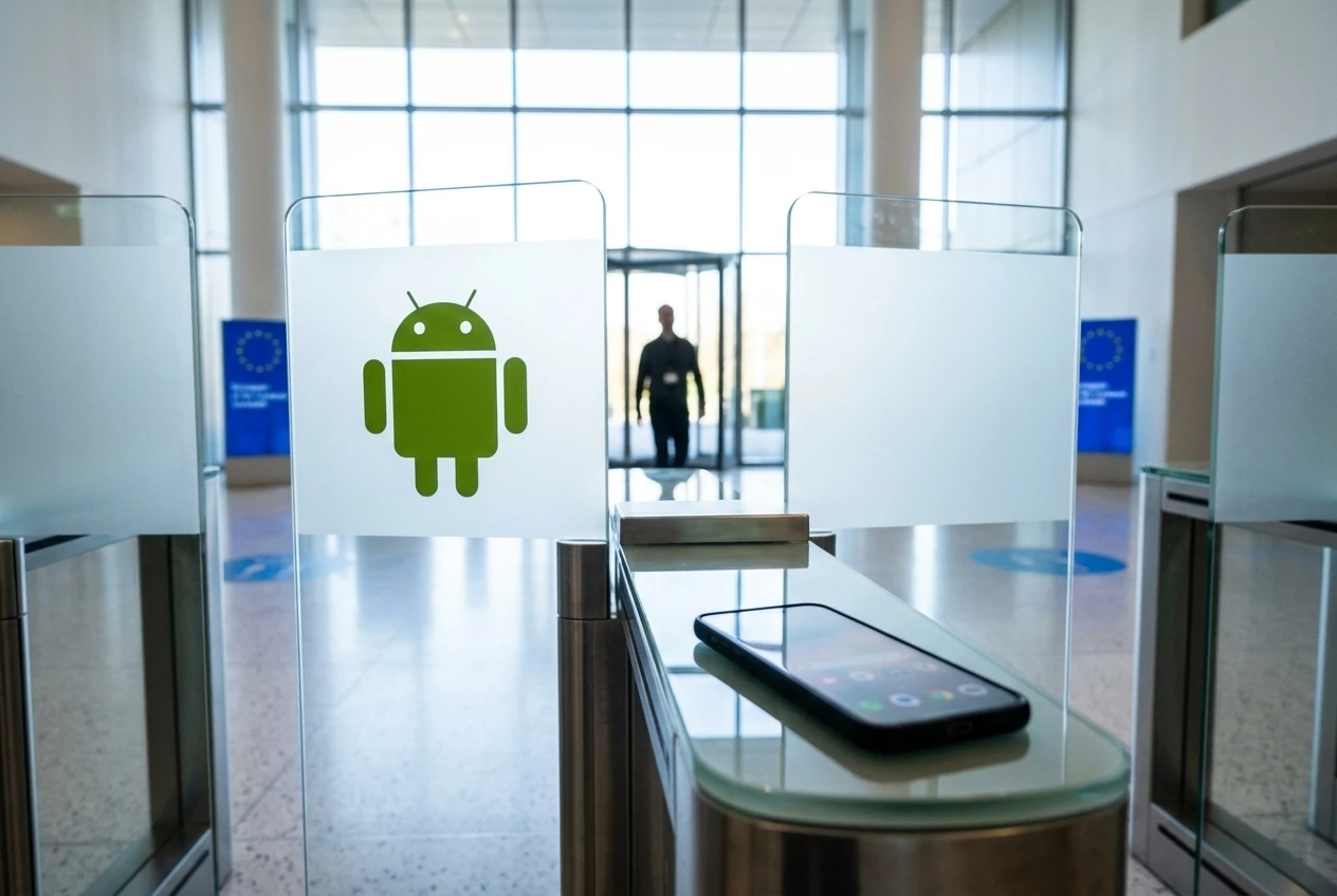 Google Android EU antitrust ruling rival AI assistant access