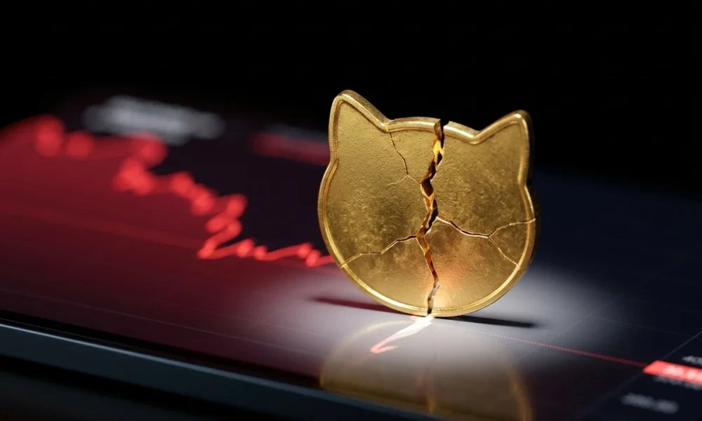 Hyperliquid HYPE token price drop and CASHCAT meme coin crash