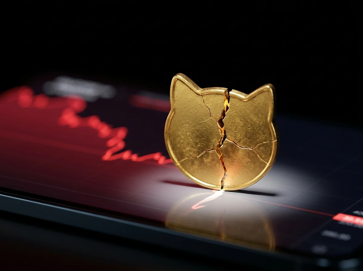 Hyperliquid HYPE token price drop and CASHCAT meme coin crash