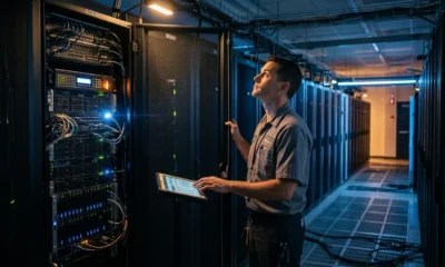 IBM z17 rack-mount mainframe in a data center