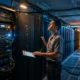 IBM z17 rack-mount mainframe in a data center