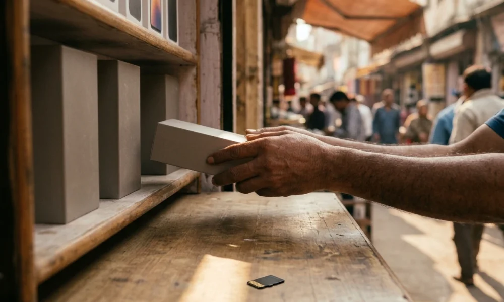 India smartphone shipment decline Q2 2026 memory chip shortage