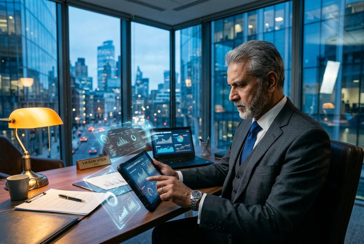 Indian C-suite leader under AI adoption pressure