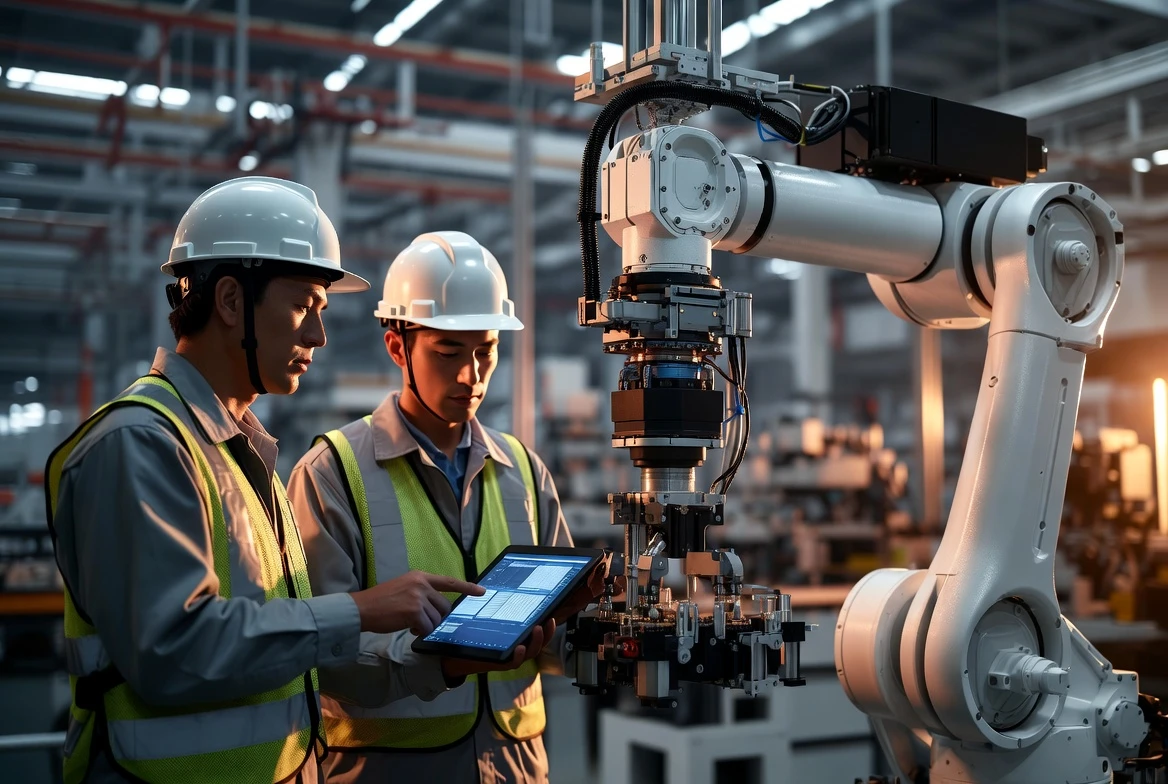Japan national AI model robotics factory floor