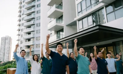 Manila vertical housing handover to health workers
