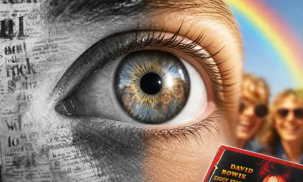 Meta AI optimism ad David Bowie Five Years extinction song