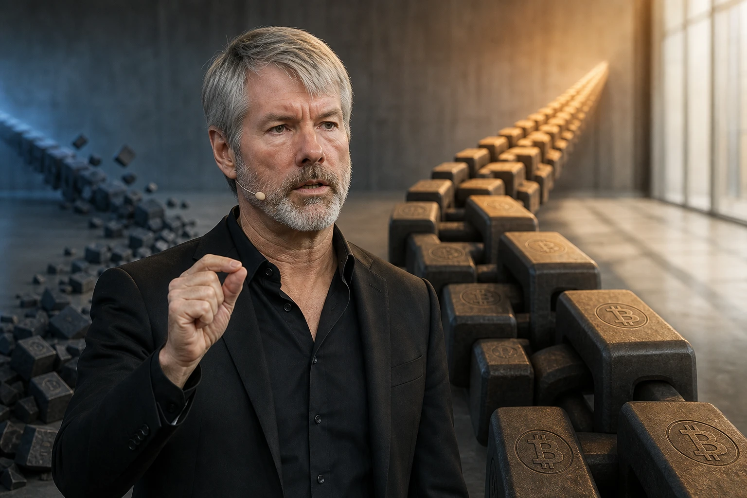 Michael Saylor Bitcoin BIP-110 upgrade chain split warning
