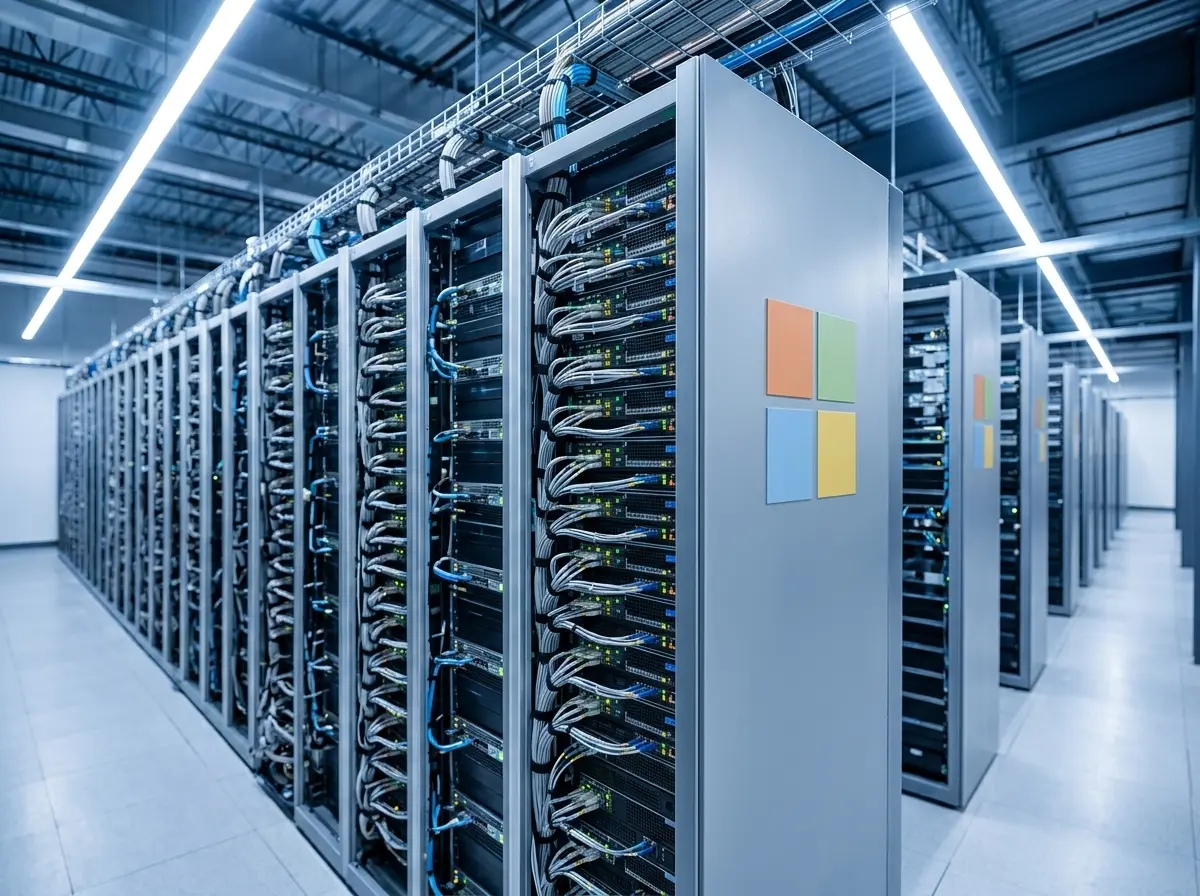 Microsoft Azure AI datacenter racks Q4 earnings growth