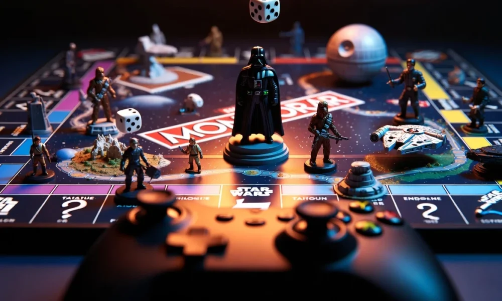 Monopoly Star Wars Heroes vs Villains digital board game