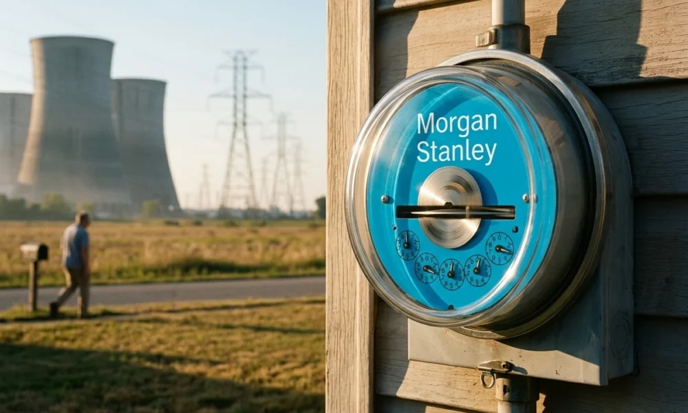 Morgan Stanley AI debt deals data center electricity ratepayer costs