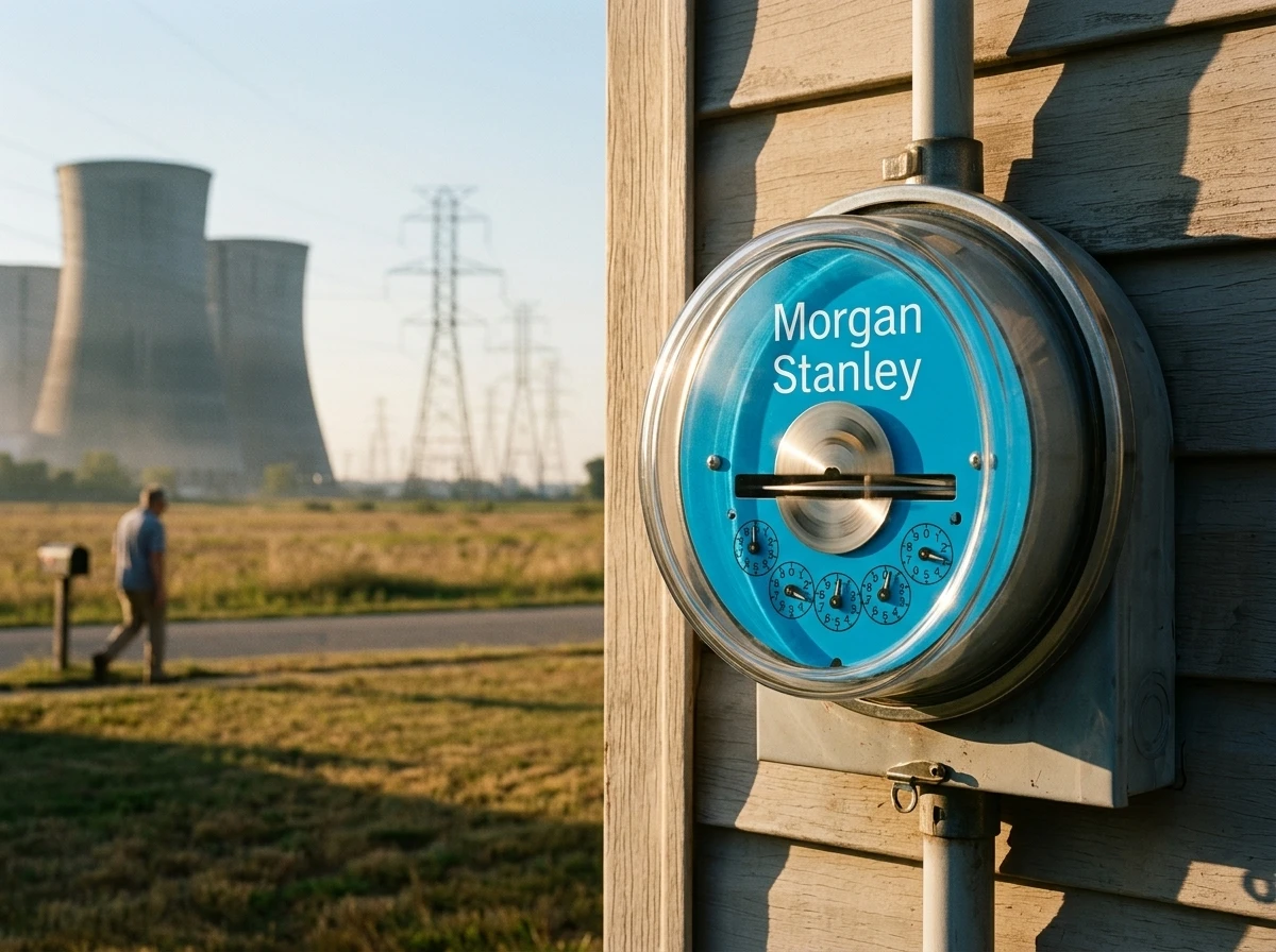 Morgan Stanley AI debt deals data center electricity ratepayer costs