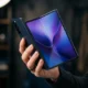 Motorola Razr Fold book-style foldable phone held open