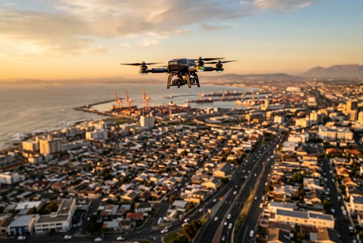 Nelson Mandela Bay MBDA CCTV drone fibre network launch