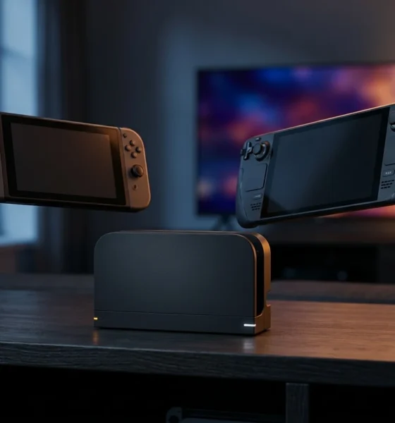 Nintendo universal dock patent for Switch and Switch 2 consoles