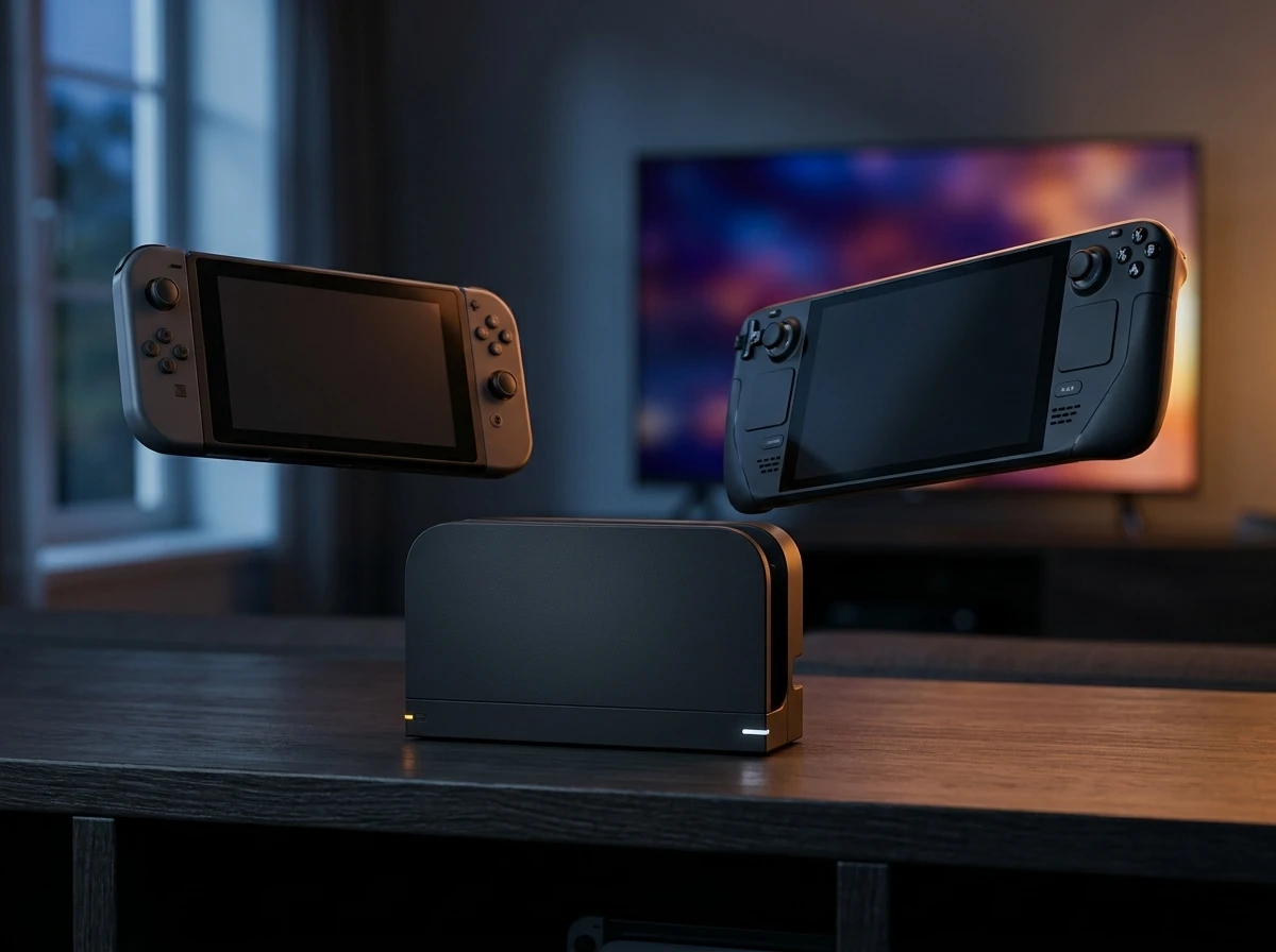 Nintendo universal dock patent for Switch and Switch 2 consoles