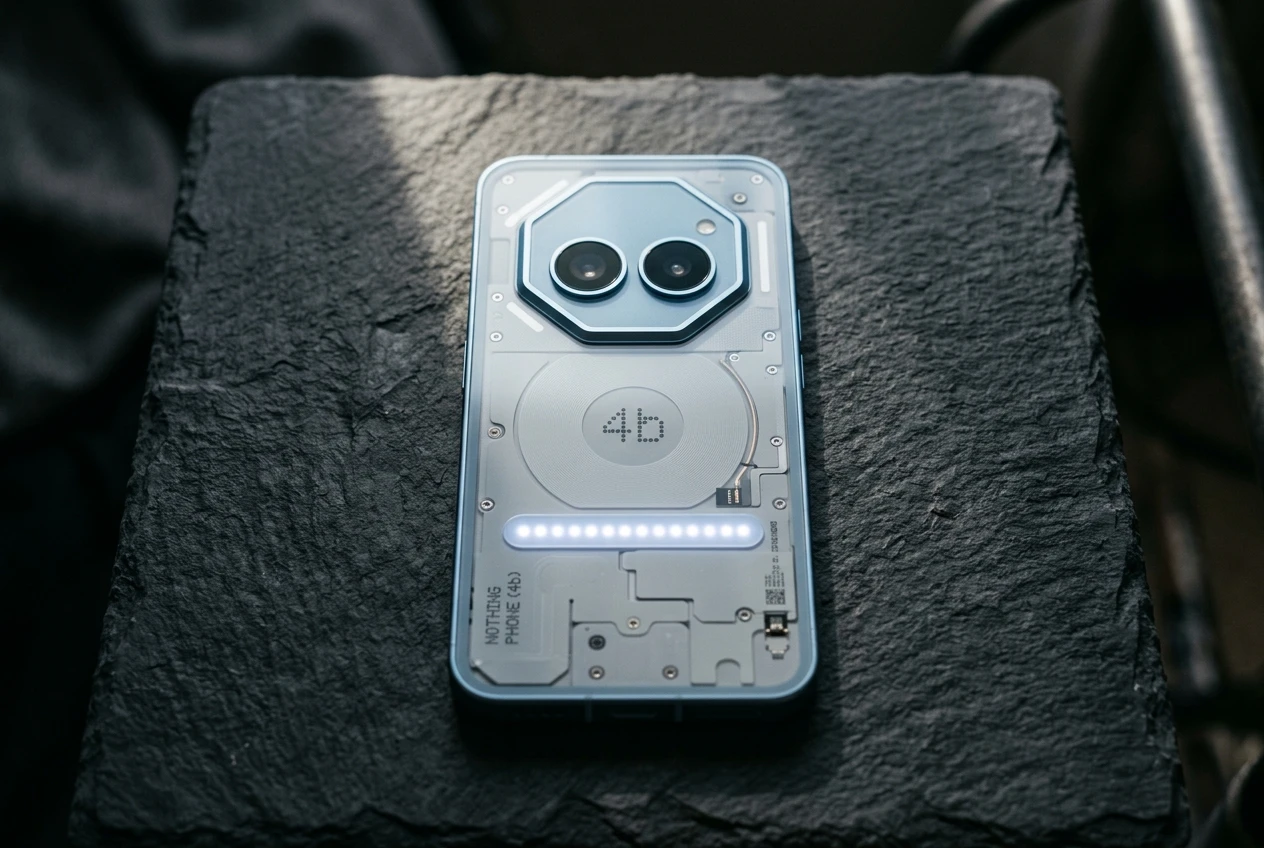 Nothing Phone 4b budget smartphone with Glyph Bar
