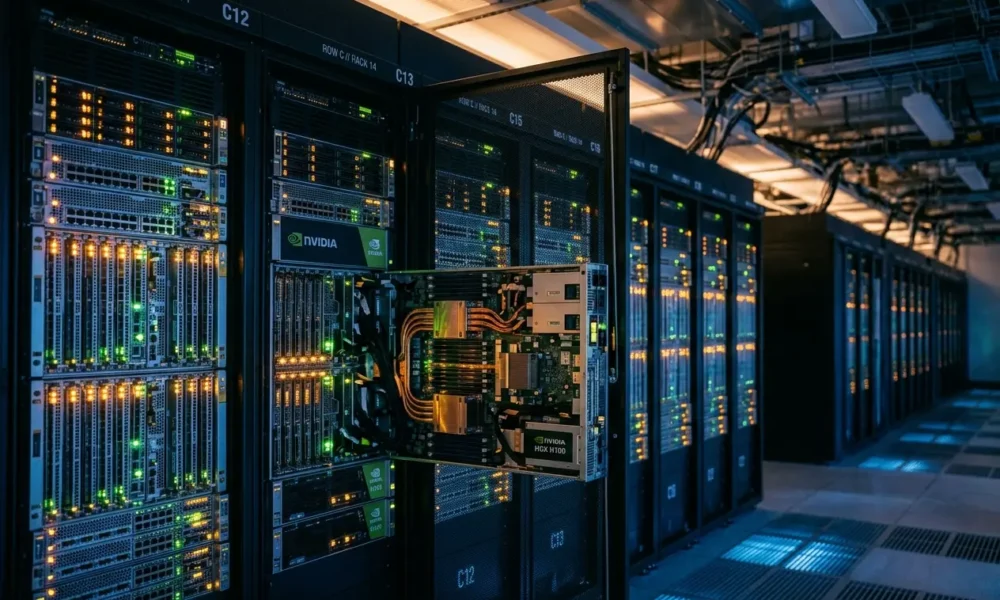 Nvidia revenue-sharing model AI startup compute access