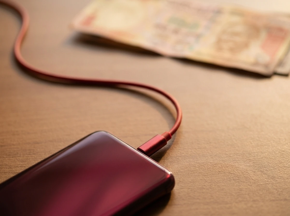 OnePlus N6x Burgundy Red colour headphone jack reveal