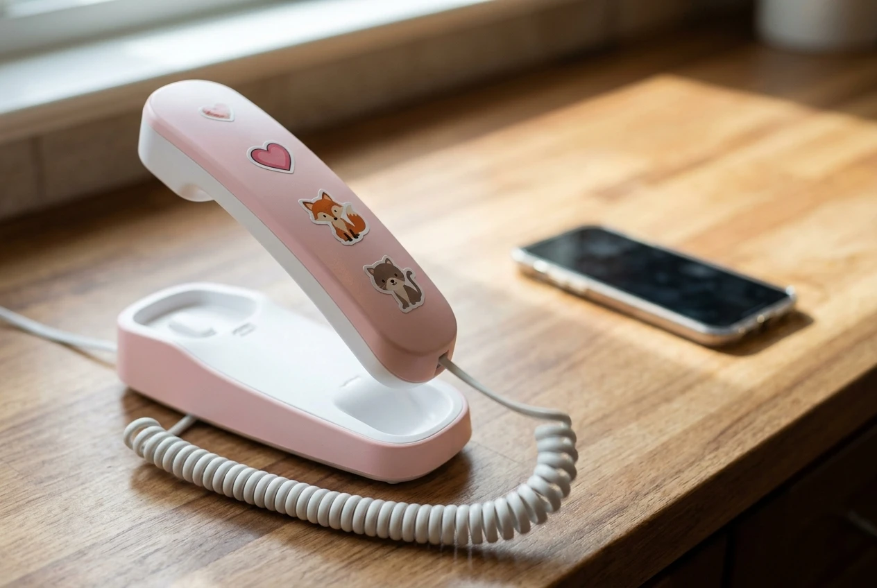 Pinwheel Home retro landline phone launch for kids ages five to ten