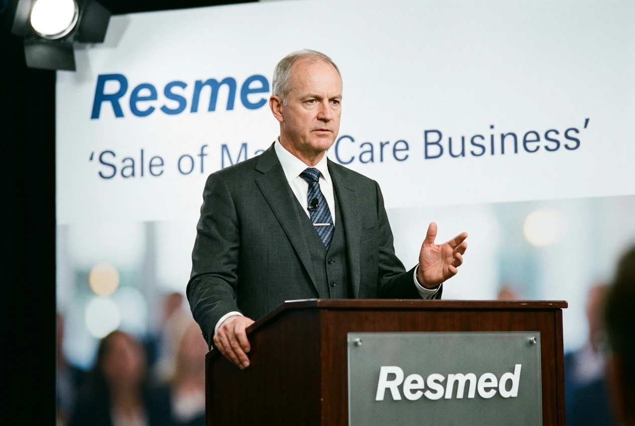 Resmed Mick Farrell MatrixCare divestiture announcement