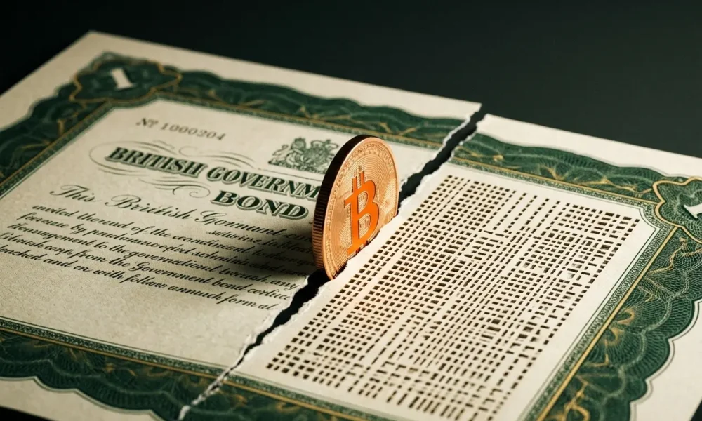 Ripple UK Treasury tokenization report Bitcoin price drop