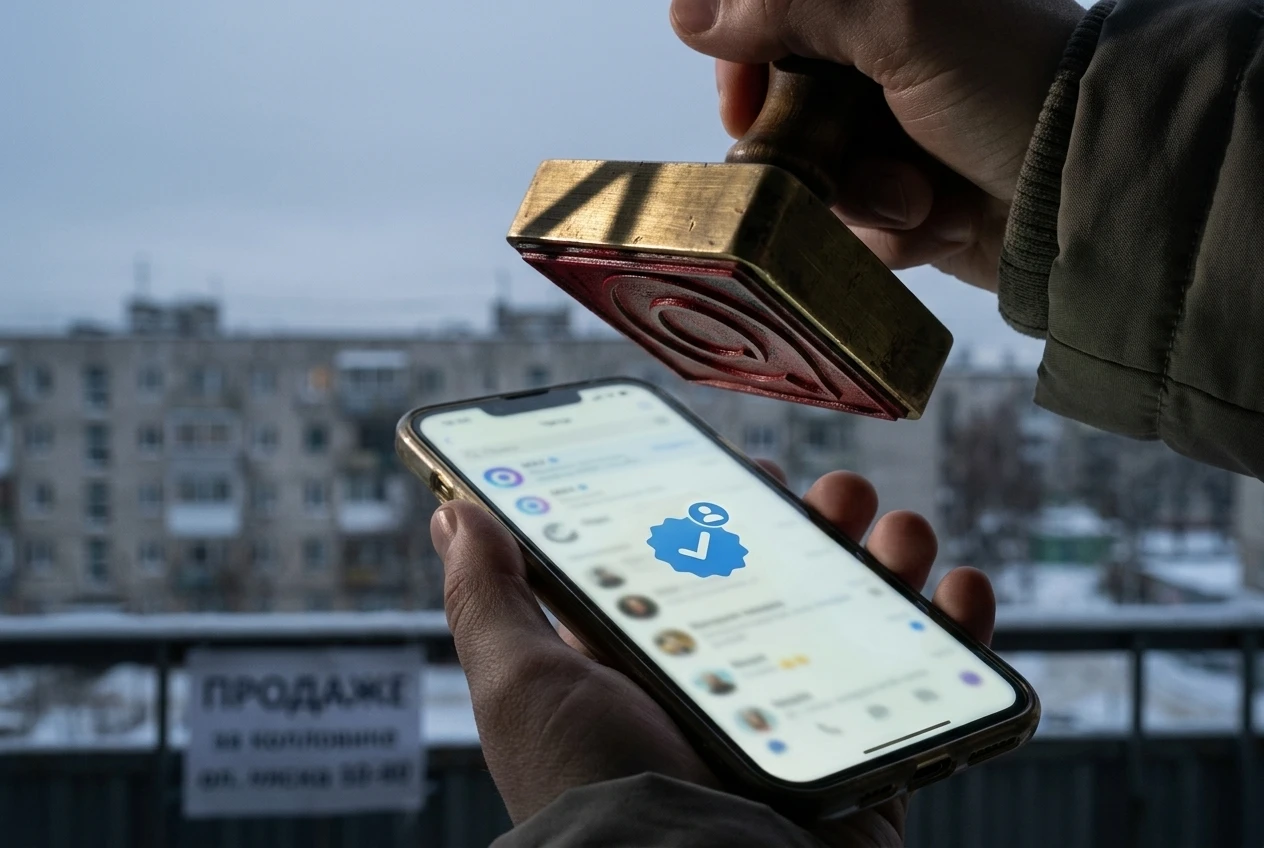 Russian real estate agents Max messenger license verification proposal