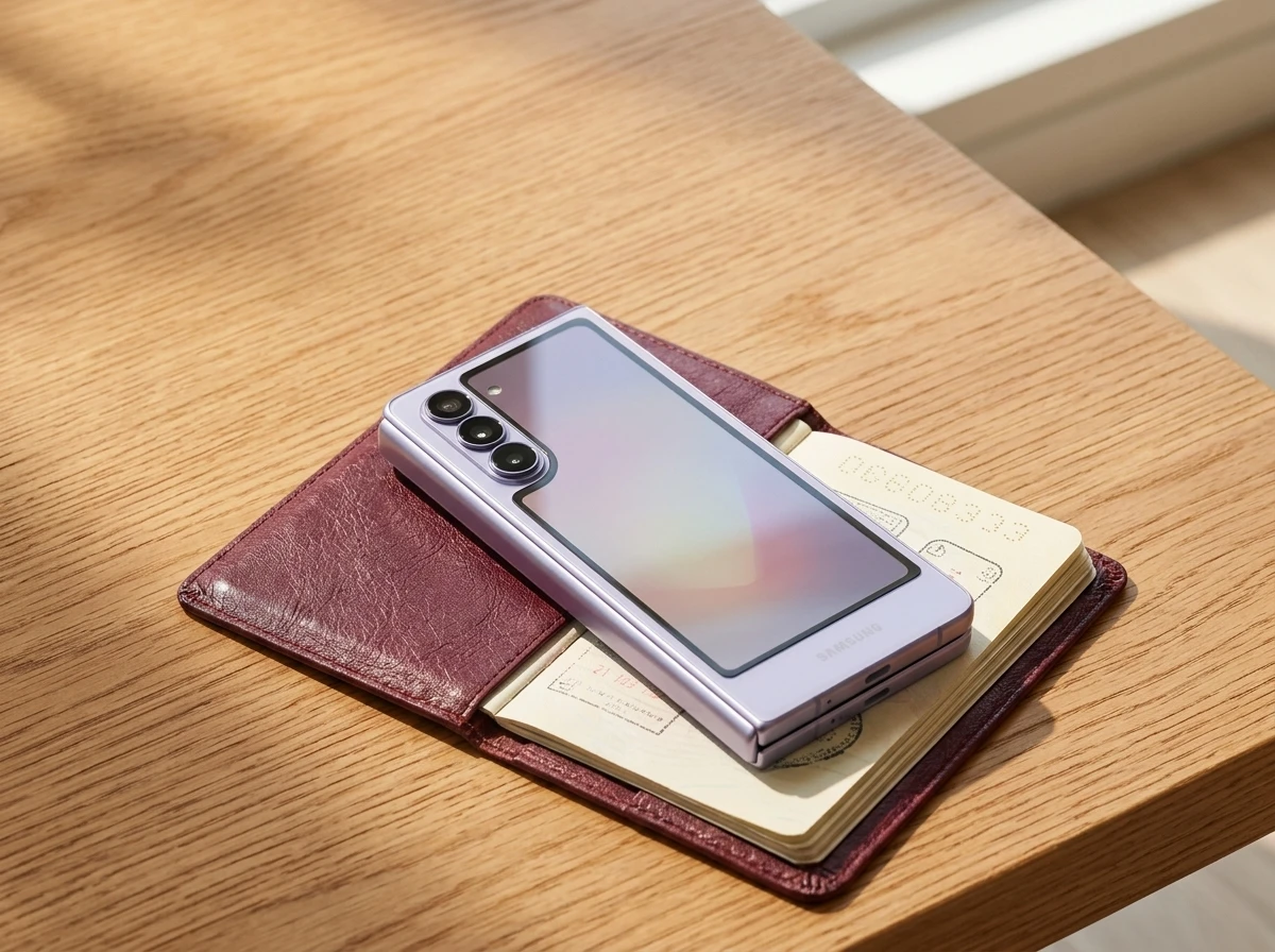 Samsung Galaxy Z Fold8 passport shaped design compared to Fold8 Ultra