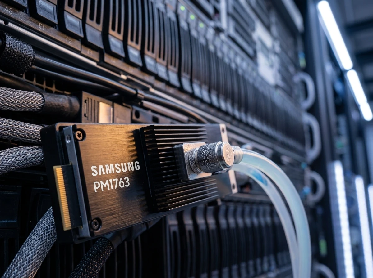 Samsung PM1763 PCIe 6.0 SSD mass production for AI data centers