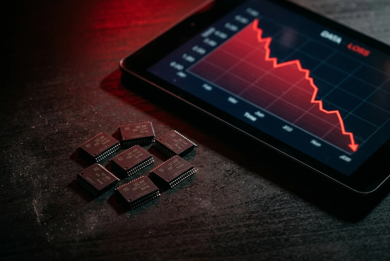 SanDisk stock drops on AI memory trade profit-taking
