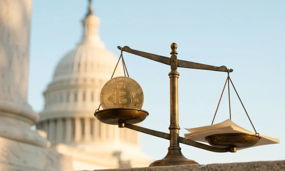 Senate Democrats Clarity Act crypto ethics DOJ enforcement dispute Trump