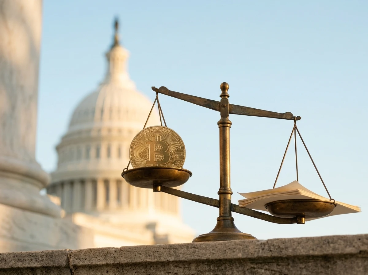 Senate Democrats Clarity Act crypto ethics DOJ enforcement dispute Trump