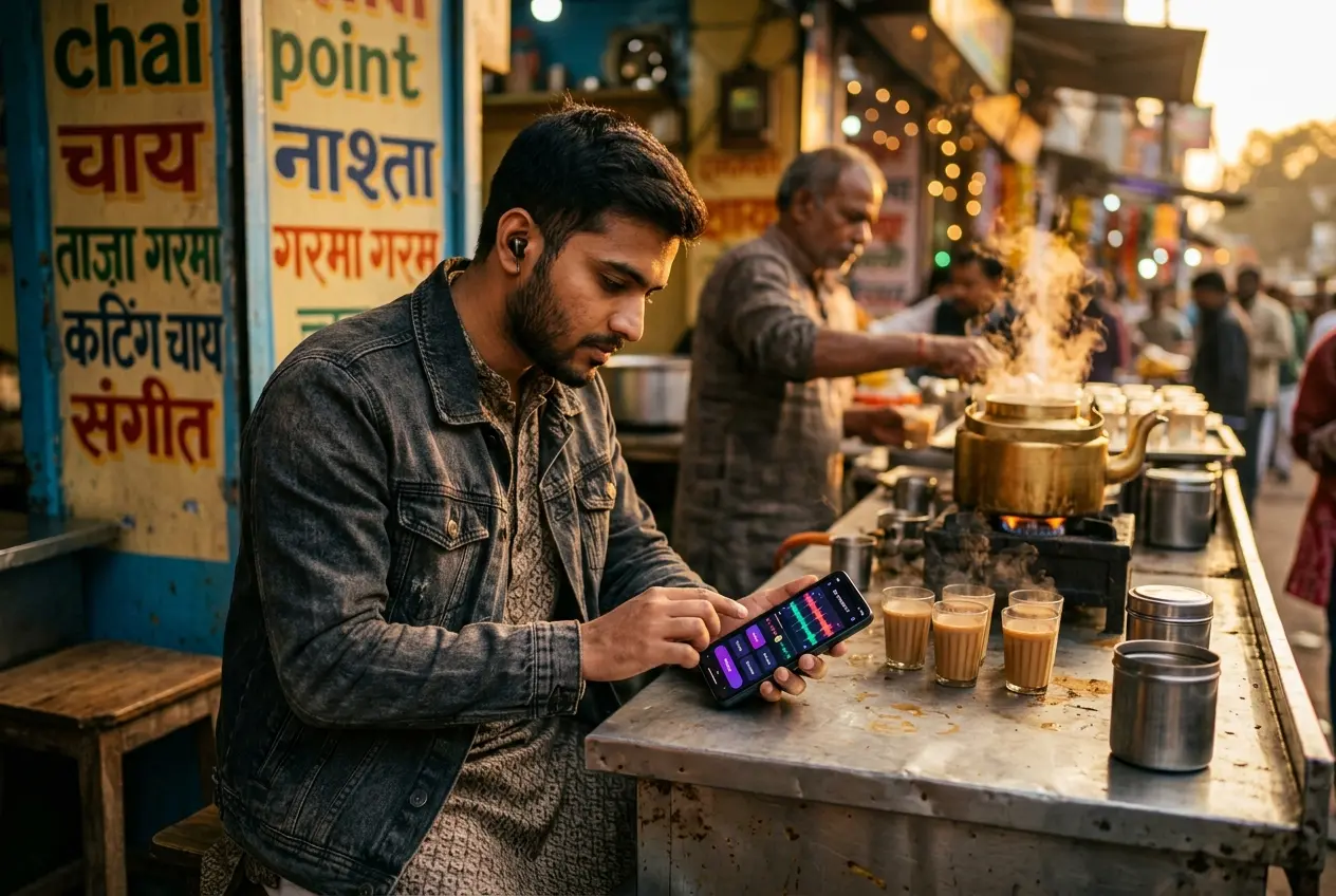Soundverse AI Chai Ki Tapri viral India Got Latent moment