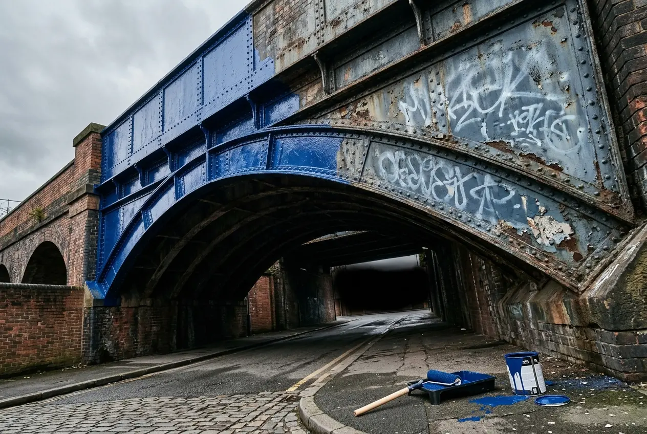 St Albans MP Daisy Cooper Network Rail bridge repainting dispute
