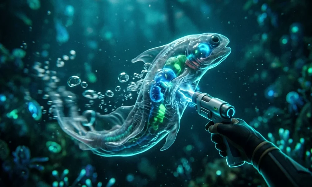 Subnautica 2 update 1.1 creature flinch and stun changes