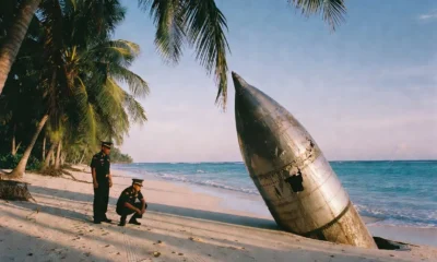Suspected rocket debris recovered on Bisucay Island Palawan